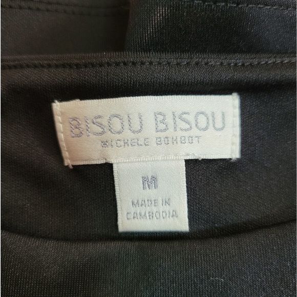 𝅺Bisou Bisou Black Peplum Blouse - Picture 6 of 7